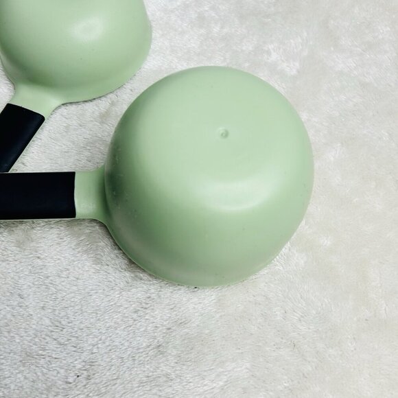 KitchenAid Measuring Cups Set Of 4 Seafoam Green 1/4, 1/3, 1/2, + 1 cup on Ring - Picture 5 of 9